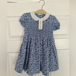 NWT Janie and Jack 12-18mo The Charlotte smocked floral dress